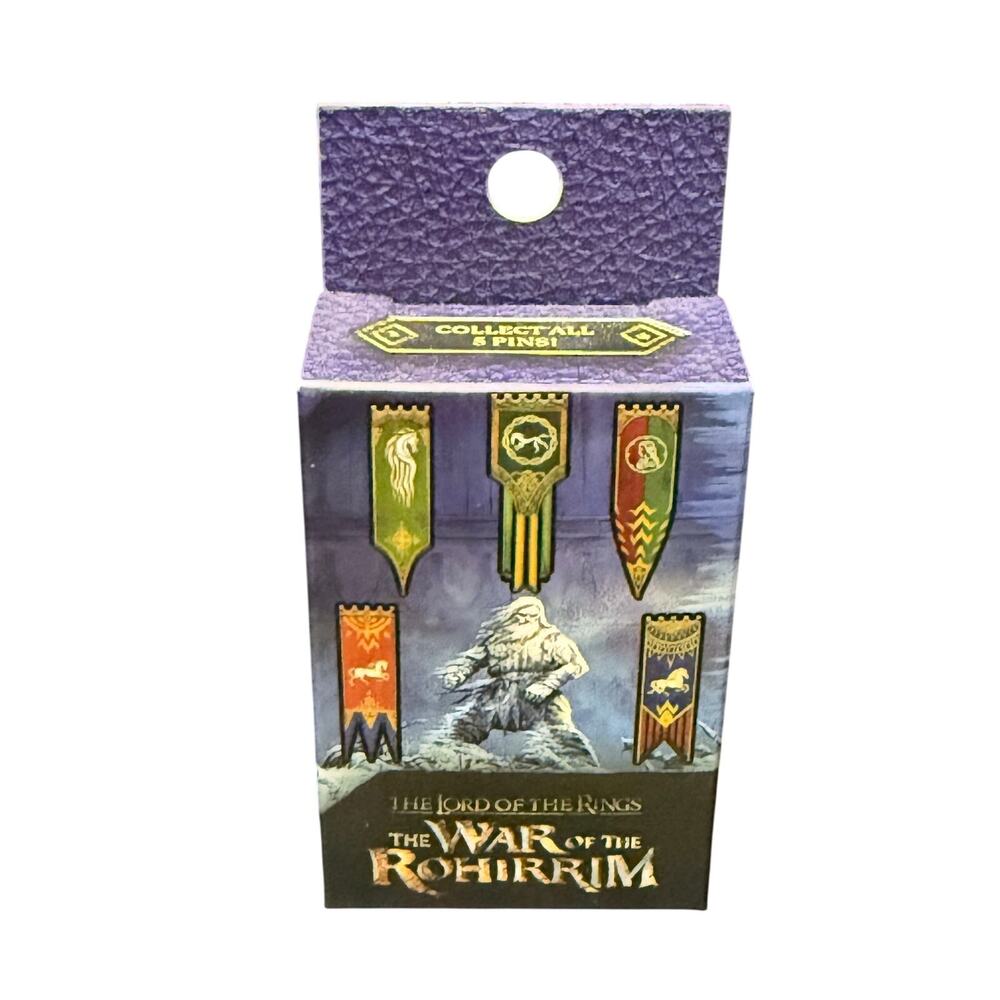 The Lord Of The Rings The War Of The Rohirrim Mystery Pin Blind Box Flag NEW